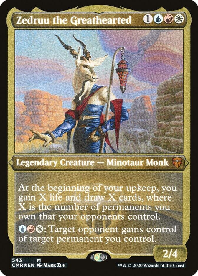 Zedruu the Greathearted (Foil Etched) (543) [CMR] - MTG Single