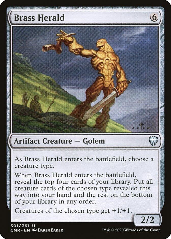 Brass Herald (301) [CMR] - MTG Single