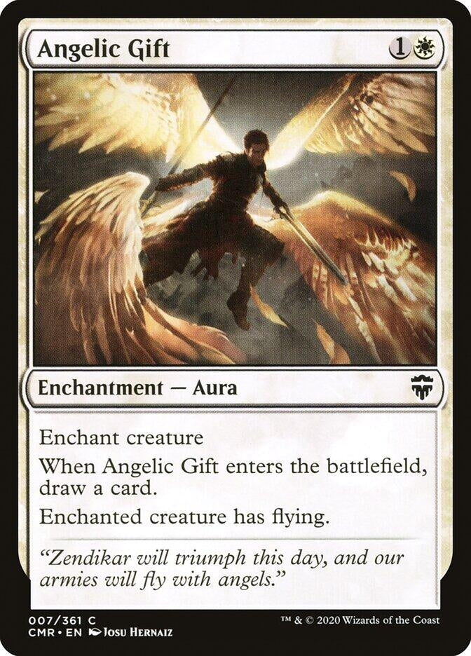 Angelic Gift (7) [CMR] - MTG Single