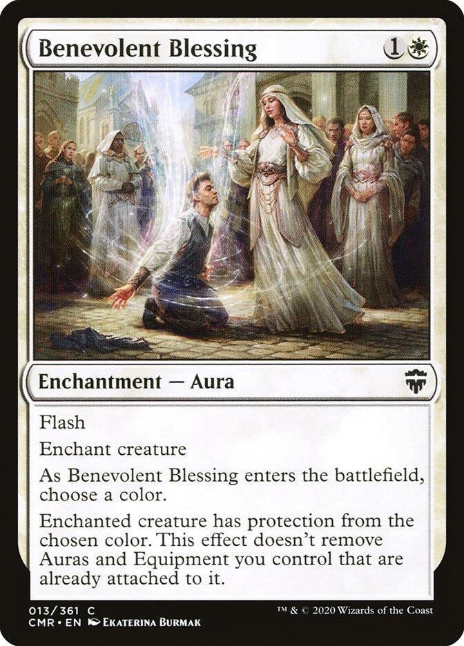 Benevolent Blessing (13) [CMR] - MTG Single