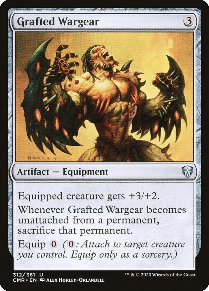 Grafted Wargear (312) [CMR] - MTG Single