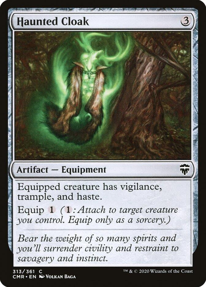 Haunted Cloak (313) (313) [CMR] - MTG Single