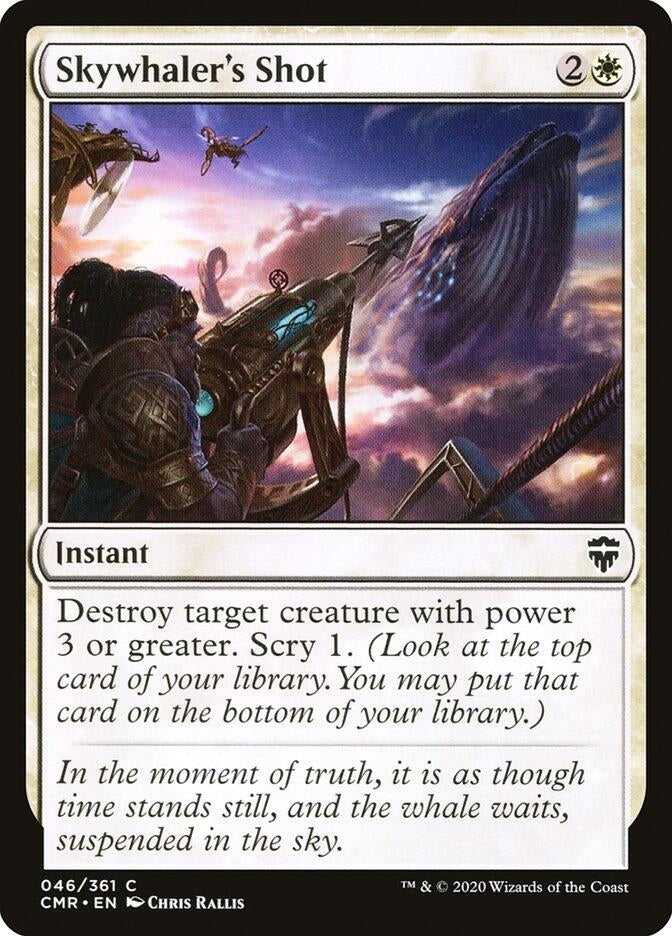 Skywhaler’s Shot (46) [CMR] - MTG Single