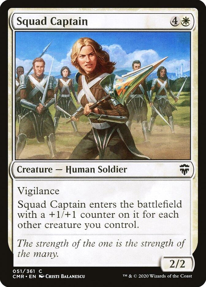 Squad Captain (51) [CMR] - MTG Single