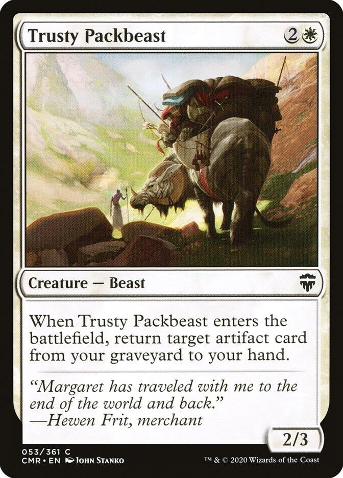 Trusty Packbeast (53) [CMR] - MTG Single