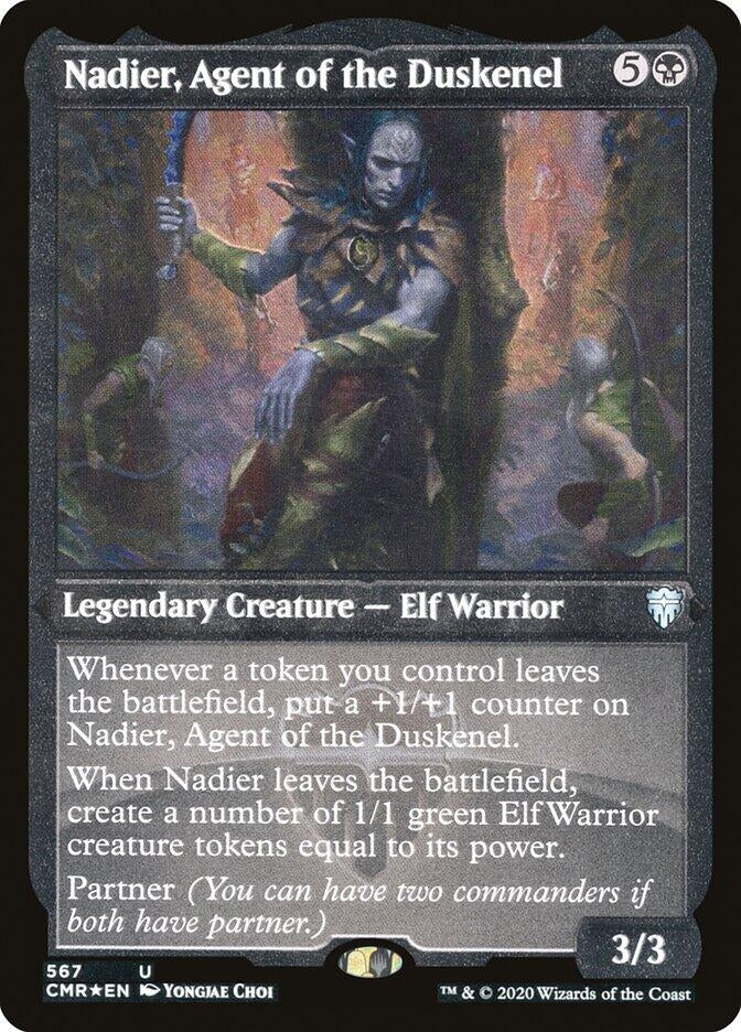 Nadier Agent of the Duskenel (Foil Etched) (567) [CMR] - MTG Single