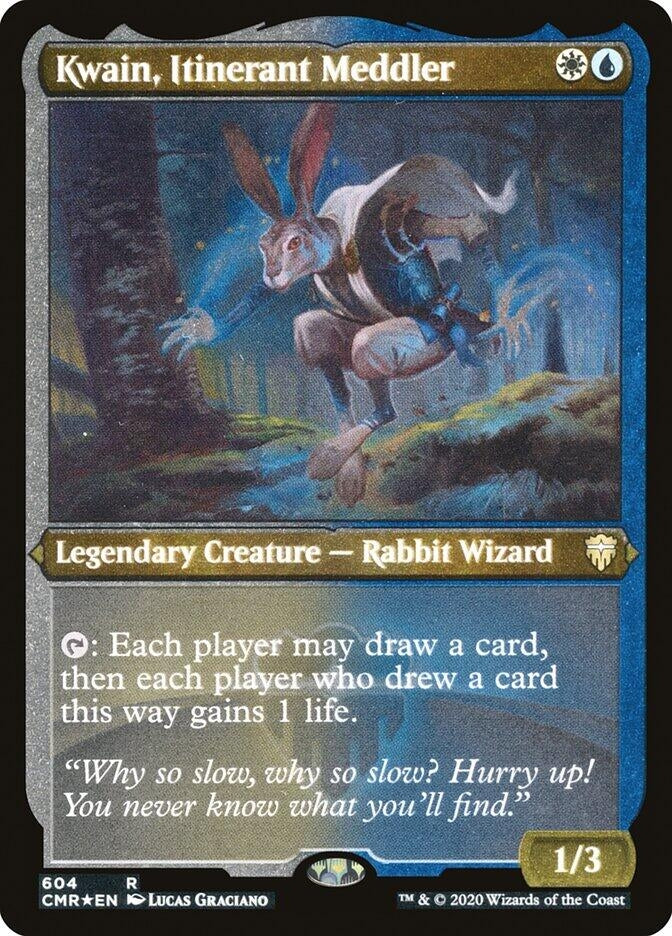 Kwain Itinerant Meddler (Foil Etched) (604) [CMR] - MTG Single