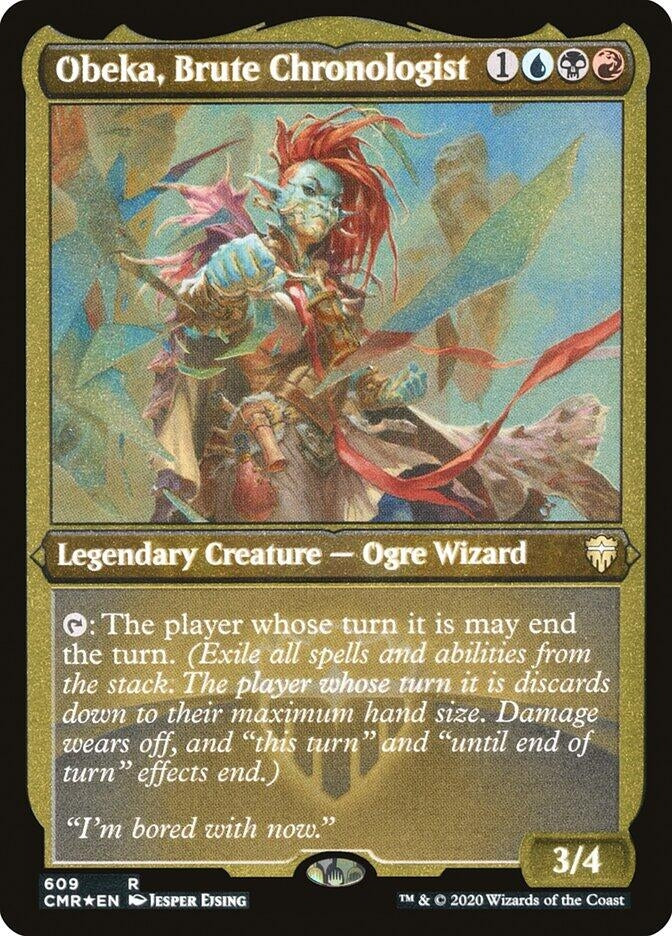 Obeka Brute Chronologist (Foil Etched) (609) [CMR] - MTG Single