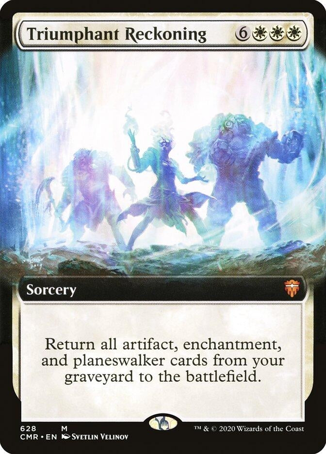 Triumphant Reckoning (Extended Art) (628) [CMR] - MTG Single