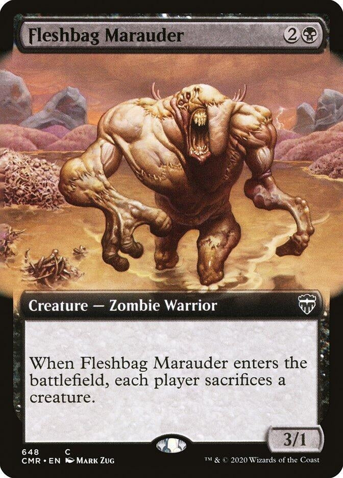 Fleshbag Marauder (Extended Art) (648) [CMR] - MTG Single