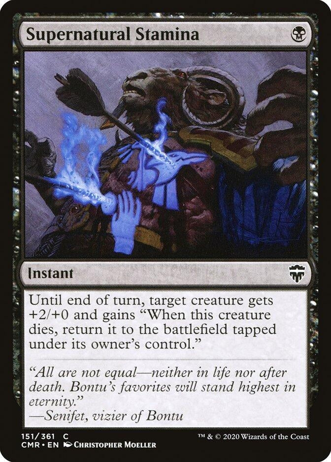 Supernatural Stamina (151) [CMR] - MTG Single