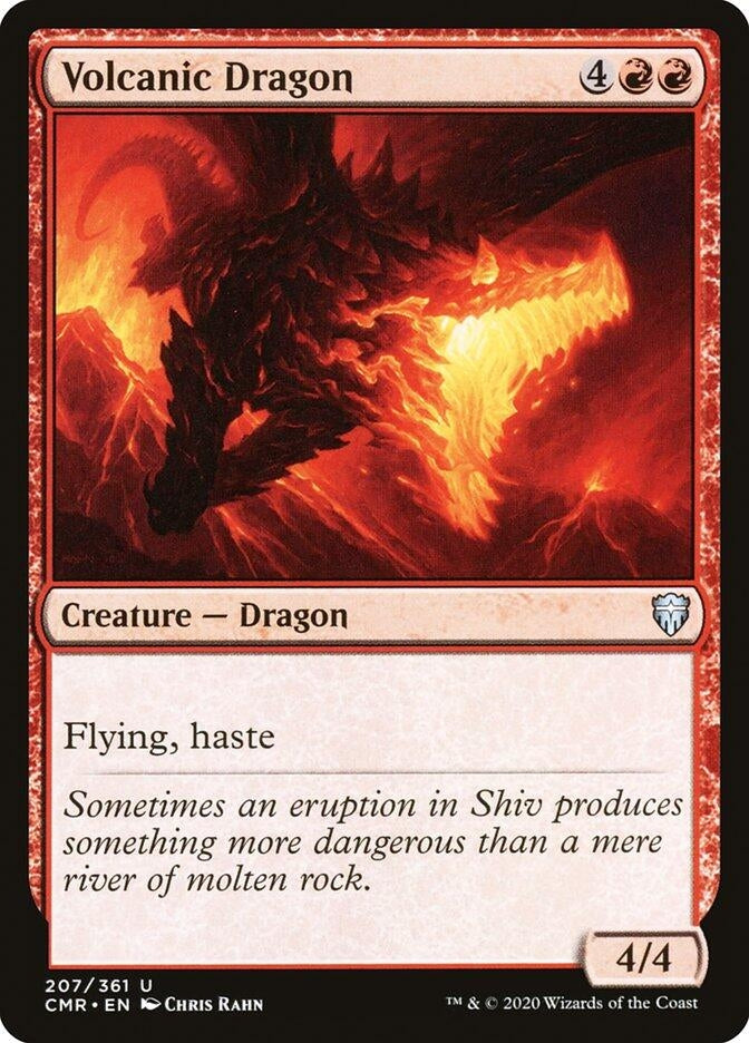 Volcanic Dragon (207) [CMR] - MTG Single