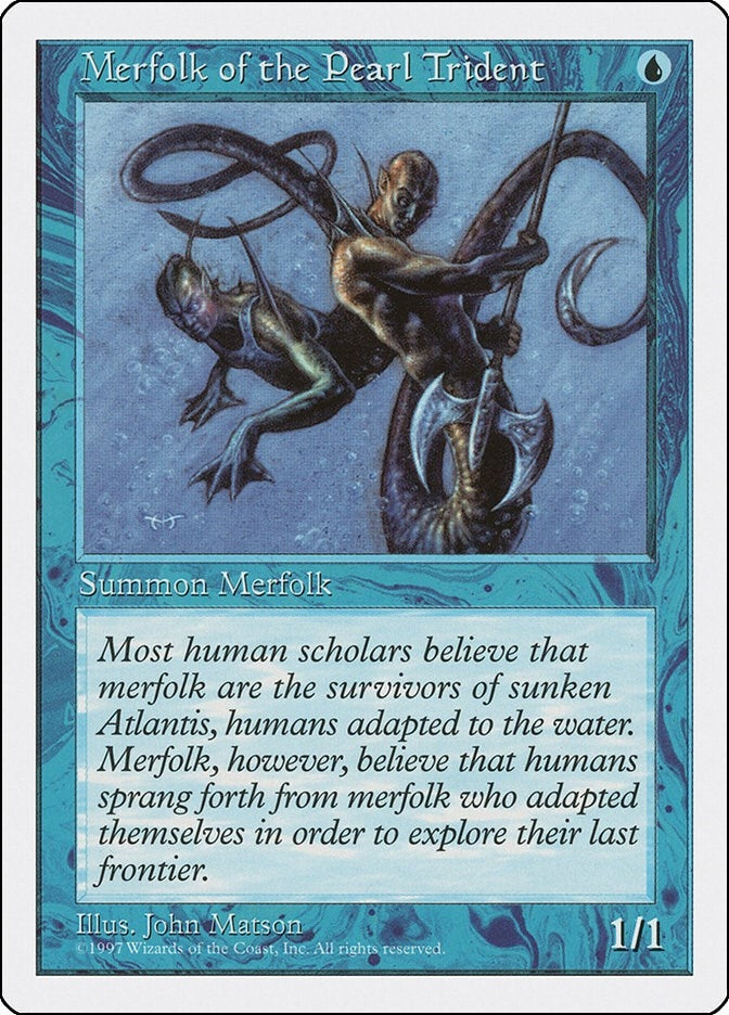 Merfolk of the Pearl Trident [5ED] - MTG Single