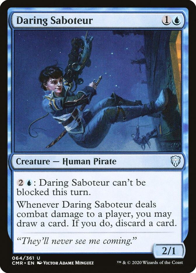 Daring Saboteur (64) [CMR] - MTG Single