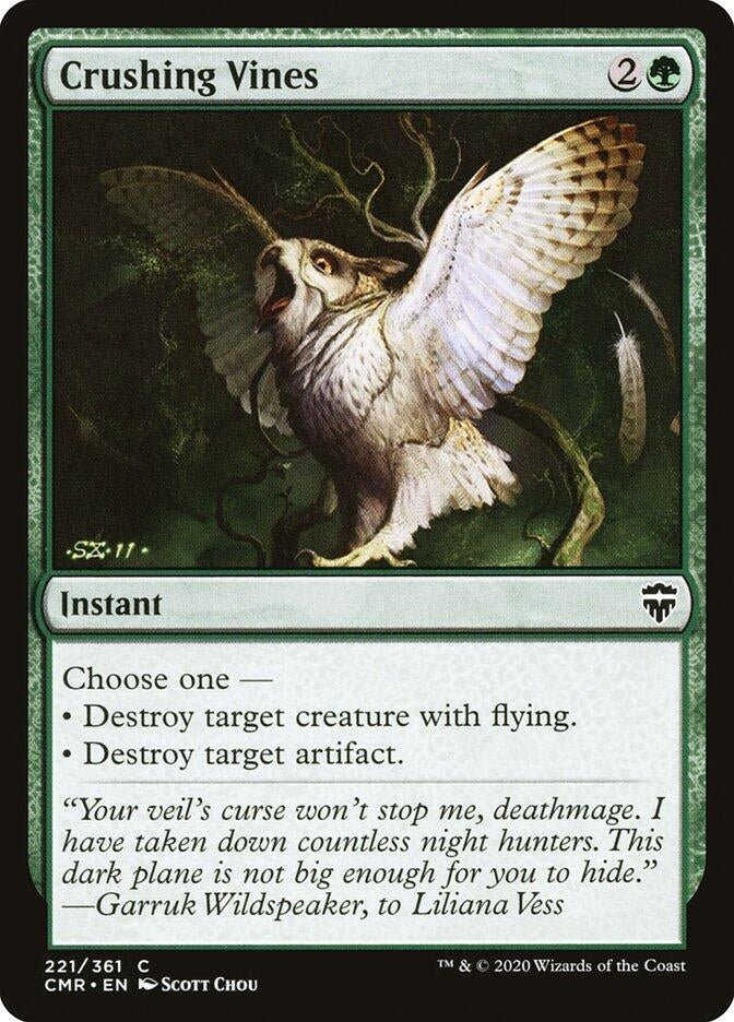 Crushing Vines (221) [CMR] - MTG Single