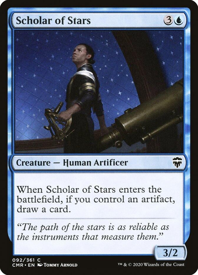 Scholar of Stars (92) [CMR] - MTG Single