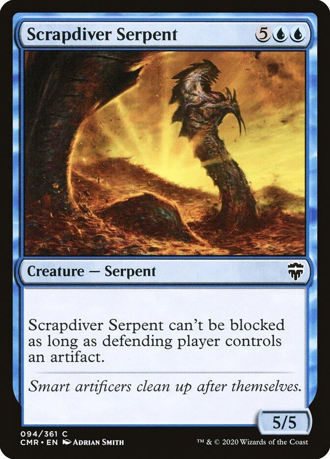 Scrapdiver Serpent (94) [CMR] - MTG Single