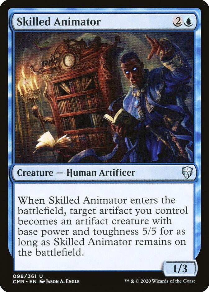 Skilled Animator (98) [CMR] - MTG Single