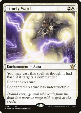 Timely Ward (363) [CMR] - MTG Single