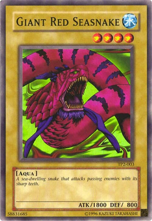 Giant Red Seasnake (2003) - YuGiOh Single