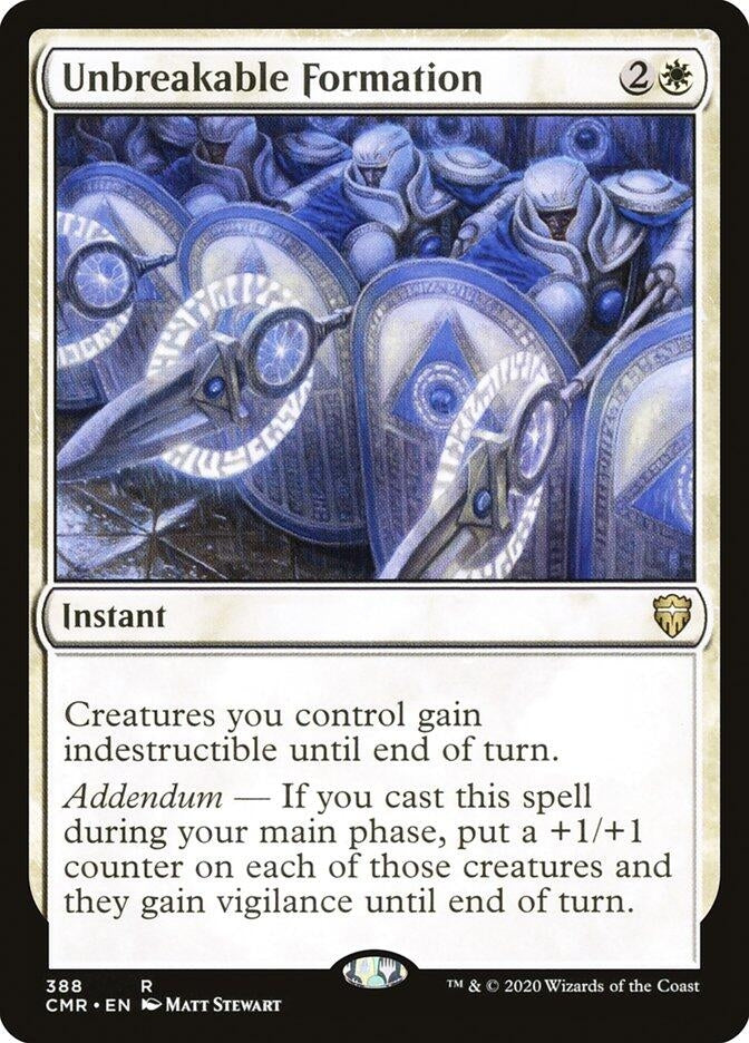 Unbreakable Formation (388) [CMR] - MTG Single