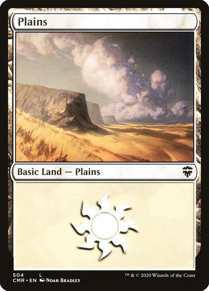 Plains (504) (504) [CMR] - MTG Single