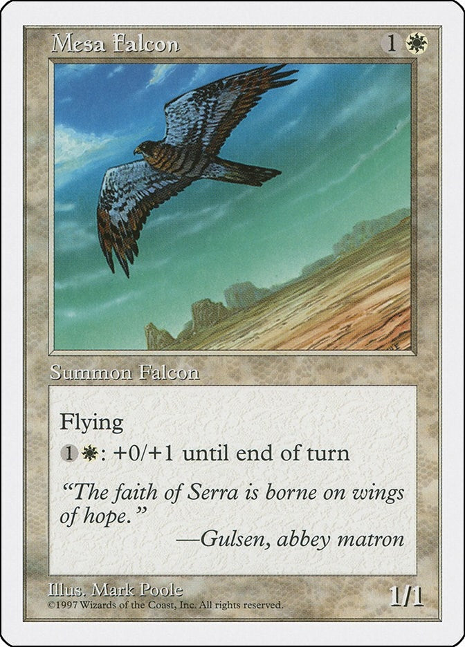 Mesa Falcon [5ED] - MTG Single