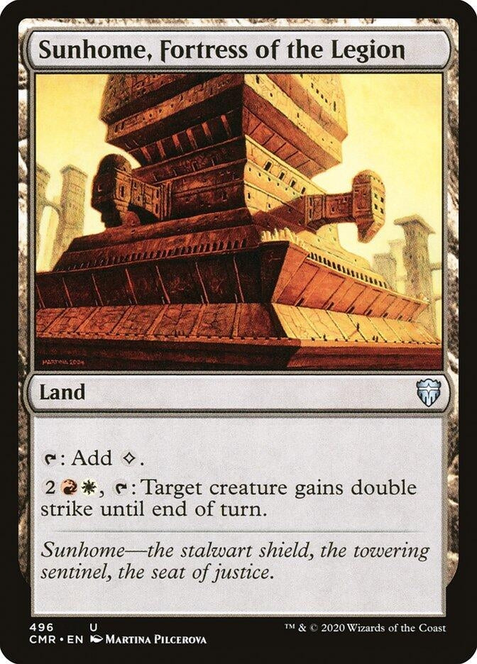 Sunhome Fortress of the Legion (496) [CMR] - MTG Single