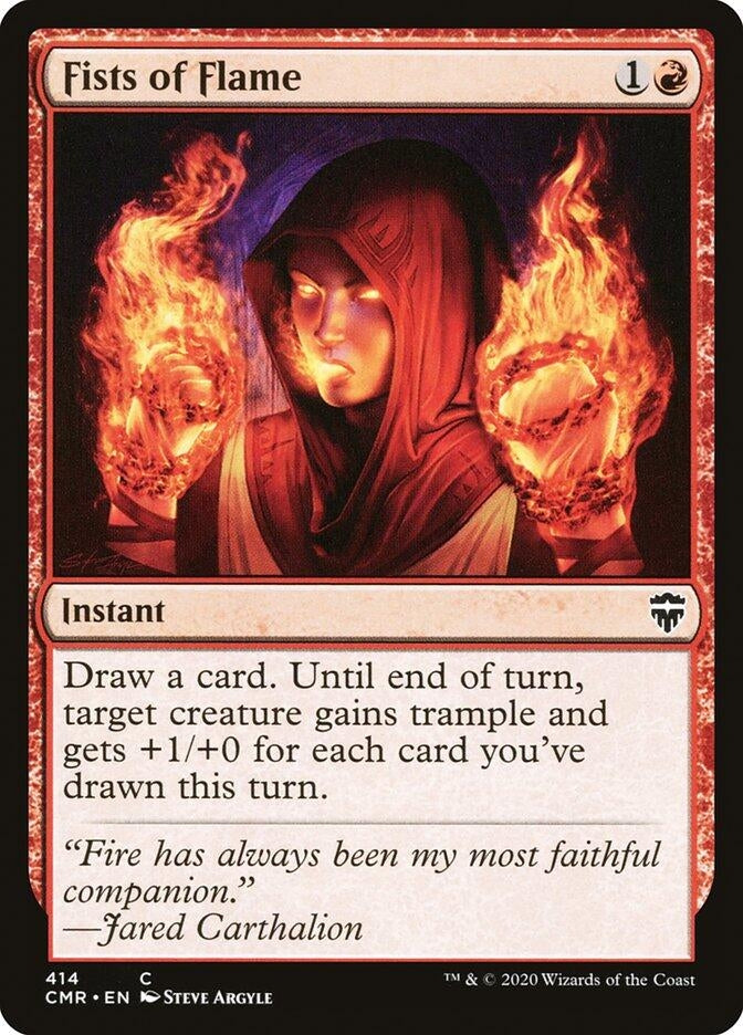 Fists of Flame (414) [CMR] - MTG Single