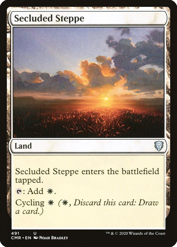 Secluded Steppe (491) [CMR] - MTG Single