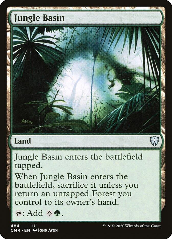 Jungle Basin (484) [CMR] - MTG Single