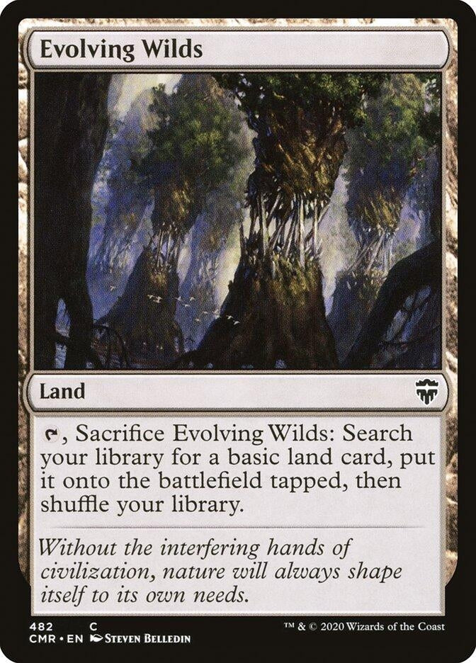 Evolving Wilds (482) [CMR] - MTG Single