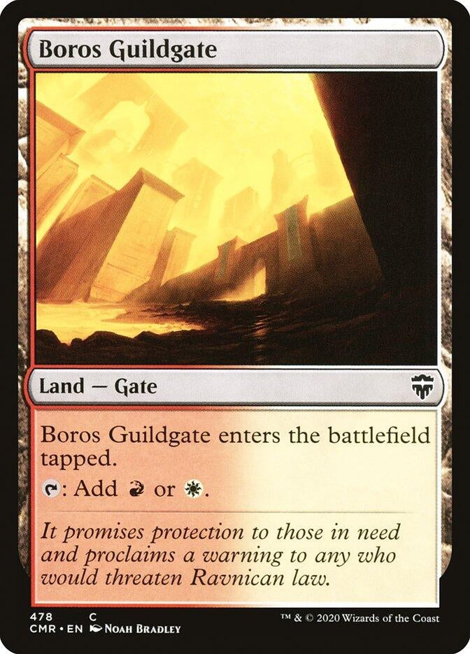 Boros Guildgate (478) [CMR] - MTG Single