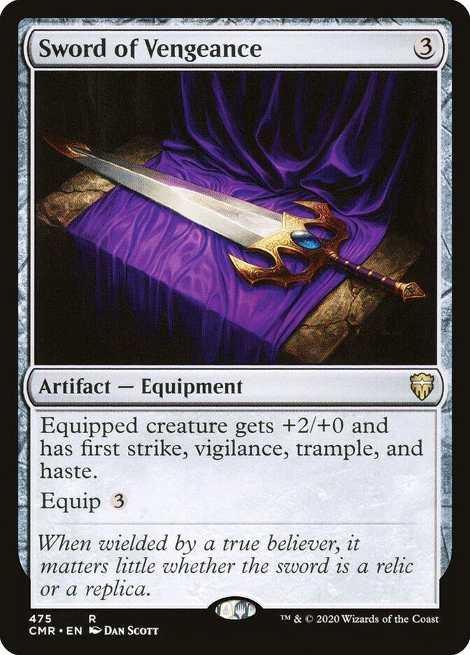 Sword of Vengeance (475) [CMR] - MTG Single