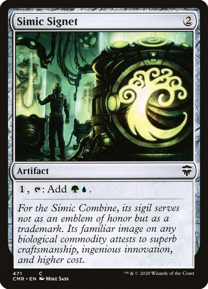 Simic Signet (471) [CMR] - MTG Single