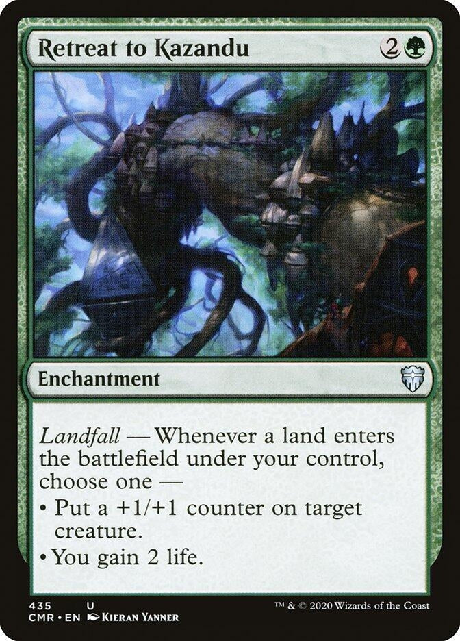 Retreat to Kazandu (435) [CMR] - MTG Single