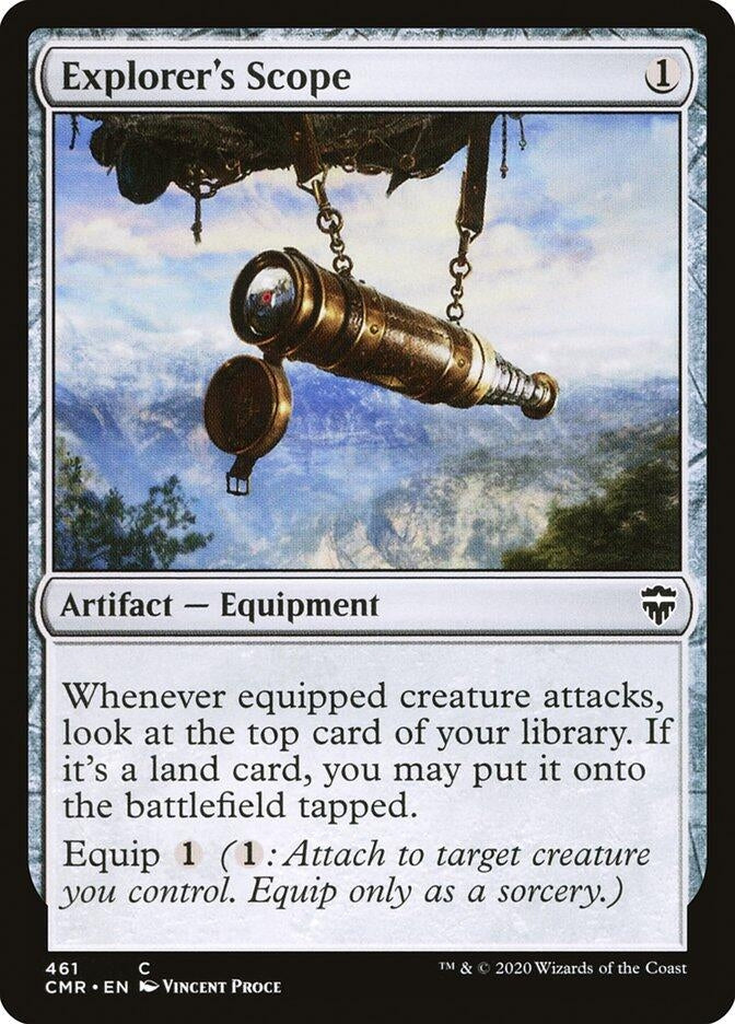 Explorer’s Scope (461) [CMR] - MTG Single