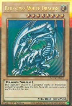 Blue-Eyes White Dragon (1) (MAGO) - YuGiOh Single