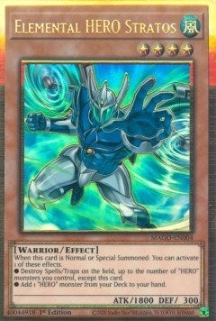 Elemental HERO Stratos (4) (MAGO) - YuGiOh Single