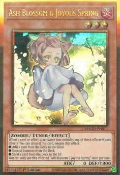 Ash Blossom & Joyous Spring (Alternate Art) (11) (MAGO) - YuGiOh Single
