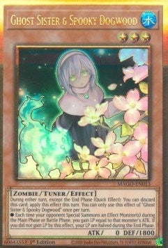 Ghost Sister & Spooky Dogwood (Alternate Art) (13) (MAGO) - YuGiOh Single