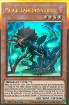 Miscellaneousaurus (15) (MAGO) - YuGiOh Single