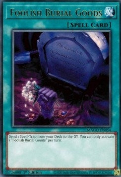 Foolish Burial Goods (54) (MAGO) - YuGiOh Single