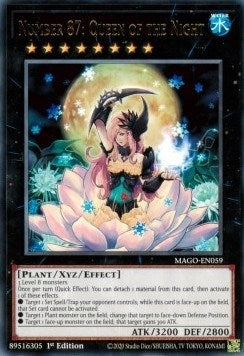 Number 87: Queen of the Night (59) (MAGO) - YuGiOh Single