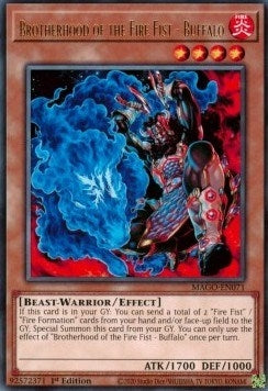 Brotherhood of the Fire Fist - Buffalo (71) (MAGO) - YuGiOh Single