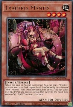 Traptrix Mantis (76) (MAGO) - YuGiOh Single