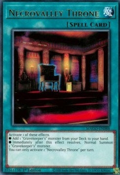 Necrovalley Throne (88) (MAGO) - YuGiOh Single