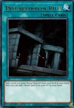 Preparation of Rites (144) (MAGO) - YuGiOh Single
