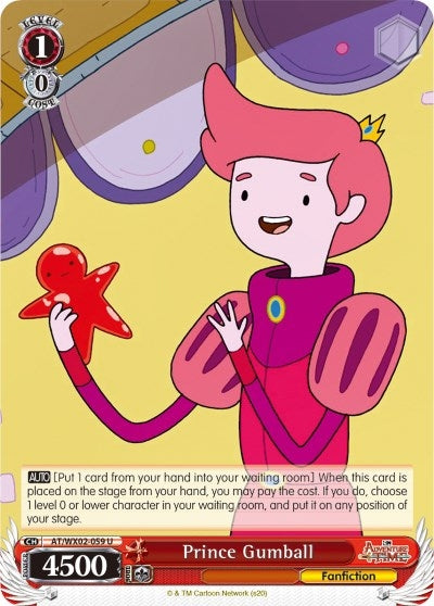 Prince Gumball (2059) [AT/WX02] - Weiss Schwarz Single