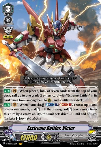 Exxtreme Battler Victor (11003) [V-BT11] - Cardfight Vanguard Single